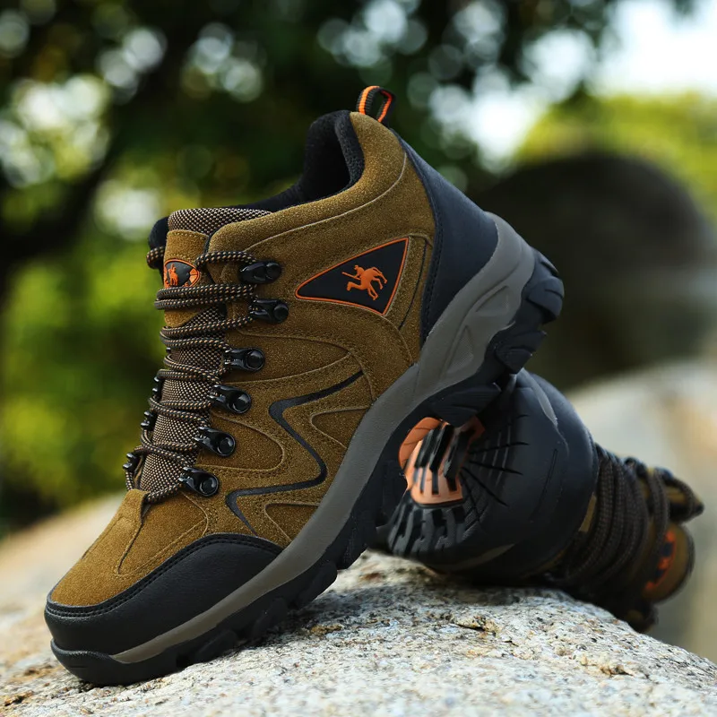Outdoor Men Hiking Shoes Suede Leather Tourism Trekking Mens Sneakers Breathable Mountain Climbing Shoes Men Trail Sports Shoes
Outdoor Men Hiking Shoes Suede Leather Tourism Trekking Mens Sneakers Breathable Mountain Climbing Shoes Men Trail Sports Shoes
