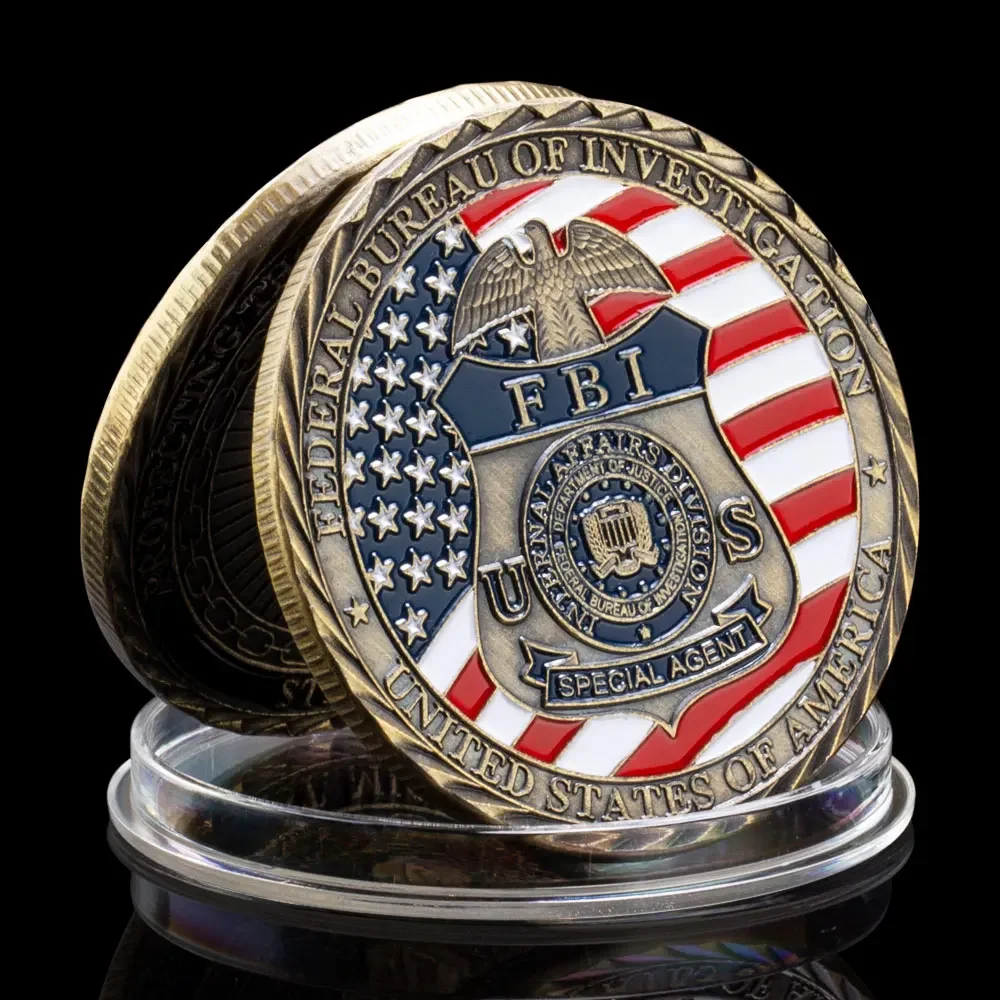 United States Federal Bureau of Investigation Souvenir Gold Plated Coin Collection ST. Micheal Commemorative Coin Challenge Coin
United States Federal Bureau of Investigation Souvenir Gold Plated Coin Collection ST. Micheal Commemorative Coin Challenge Coin