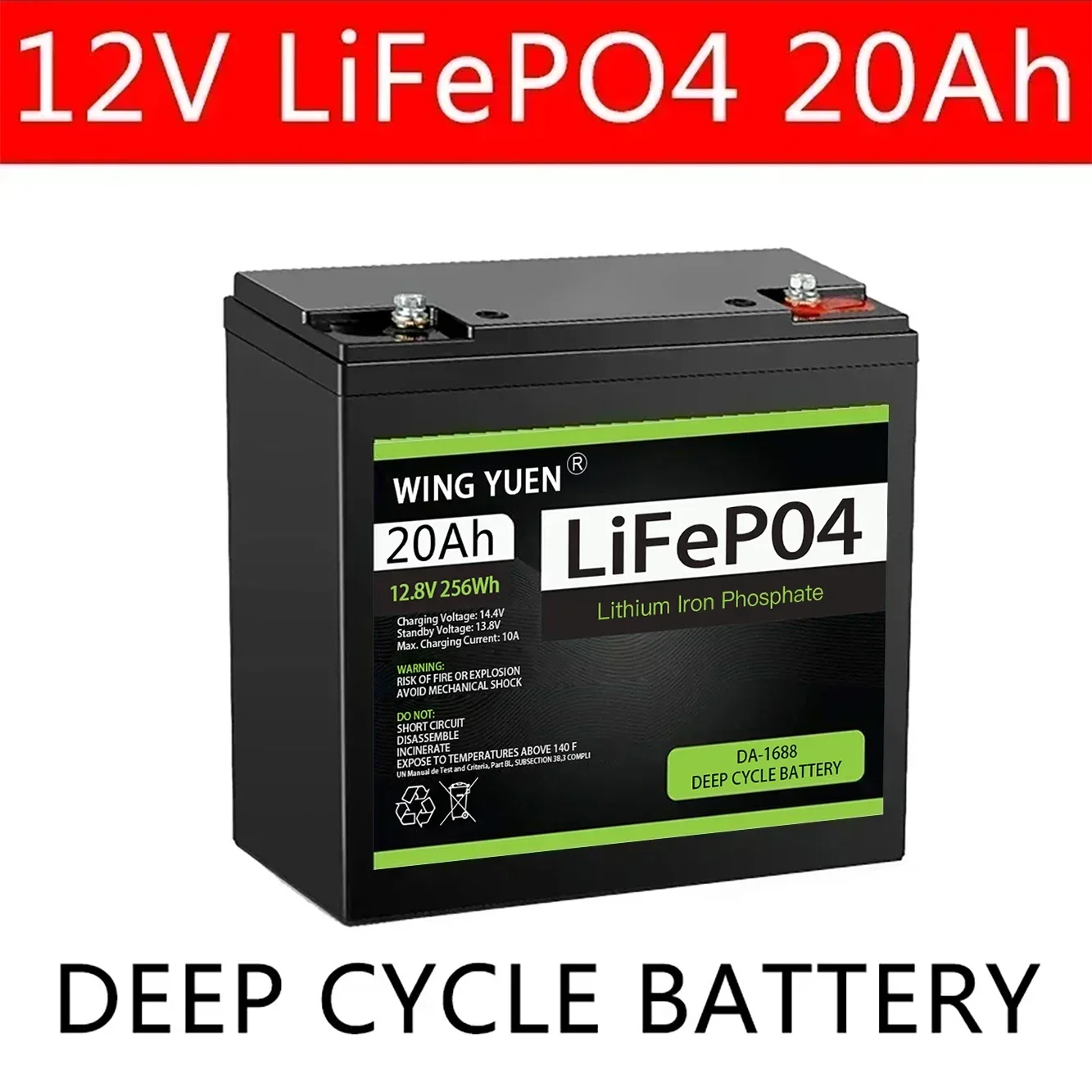 New 12V 20Ah LiFePo4 Battery Lithium Iron Phosphate 12V 24V LiFePo4 Rechargeable Battery for Kid Scooters Boat Motor Tax Free
New 12V 20Ah LiFePo4 Battery Lithium Iron Phosphate 12V 24V LiFePo4 Rechargeable Battery for Kid Scooters Boat Motor Tax Free