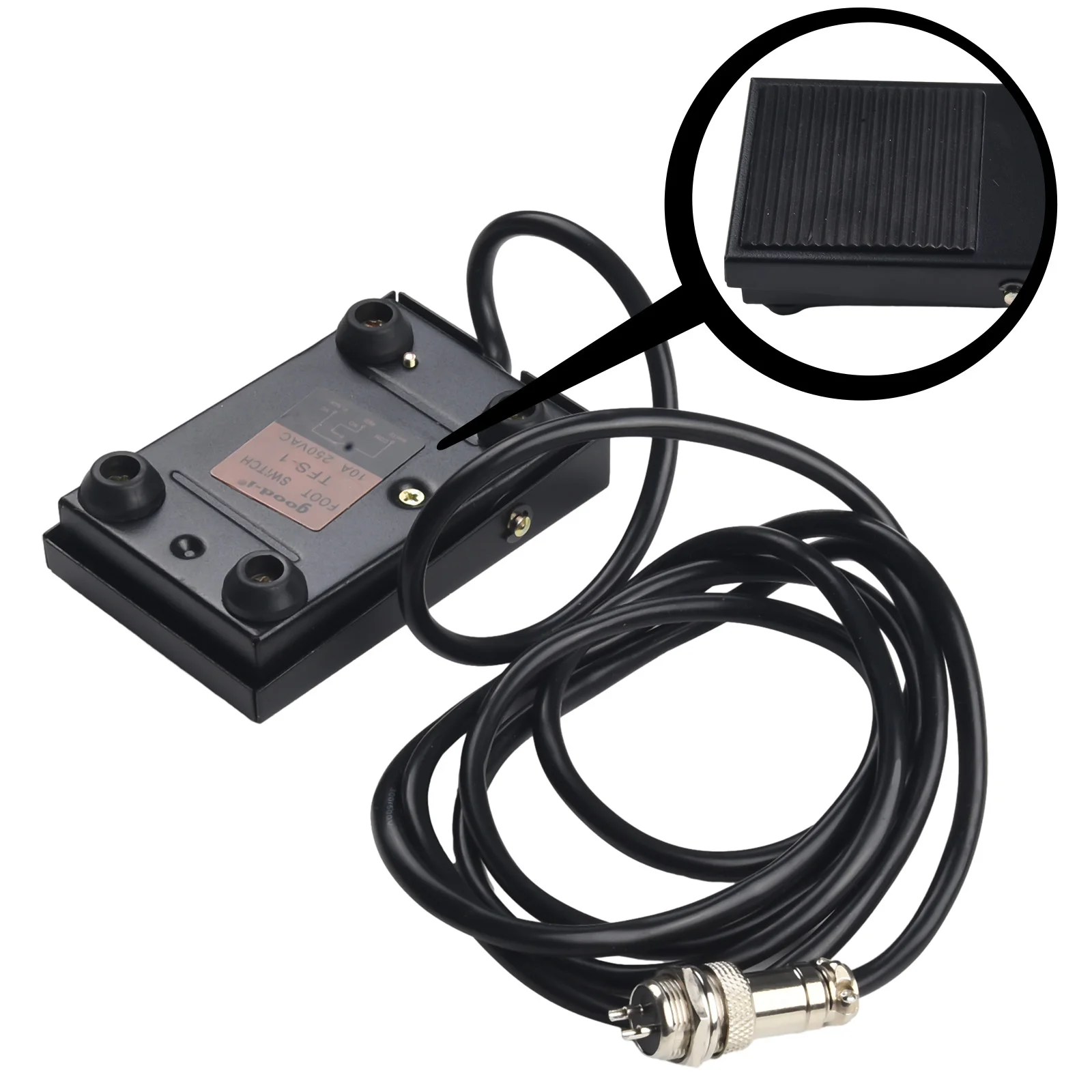Spot Welded Foot Pedal Welding 1pc Metal TFS-1 TIG Welder 2/3-pin Accessories Anti-skid Control Foot Controller
Spot Welded Foot Pedal Welding 1pc Metal TFS-1 TIG Welder 2/3-pin Accessories Anti-skid Control Foot Controller