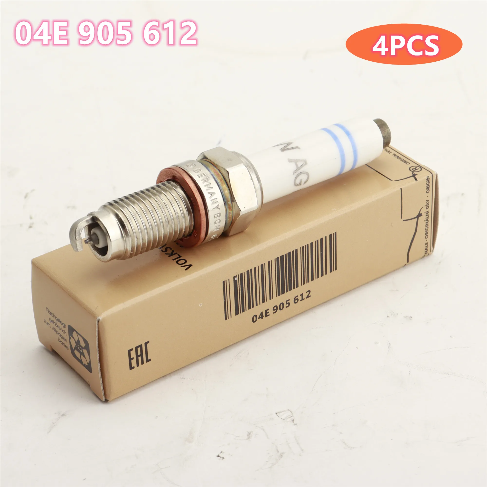 4 шт., Свеча зажигания 04E905612 подходит для 0241145515 04E 905 612 B C для Audi A1 A3 Q3 подходит для VW Volkswagen Beetle Golf Jetta Polo Santana
4 шт., Свеча зажигания 04E905612 подходит для 0241145515 04E 905 612 B C для Audi A1 A3 Q3 подходит для VW Volkswagen Beetle Golf Jetta Polo Santana