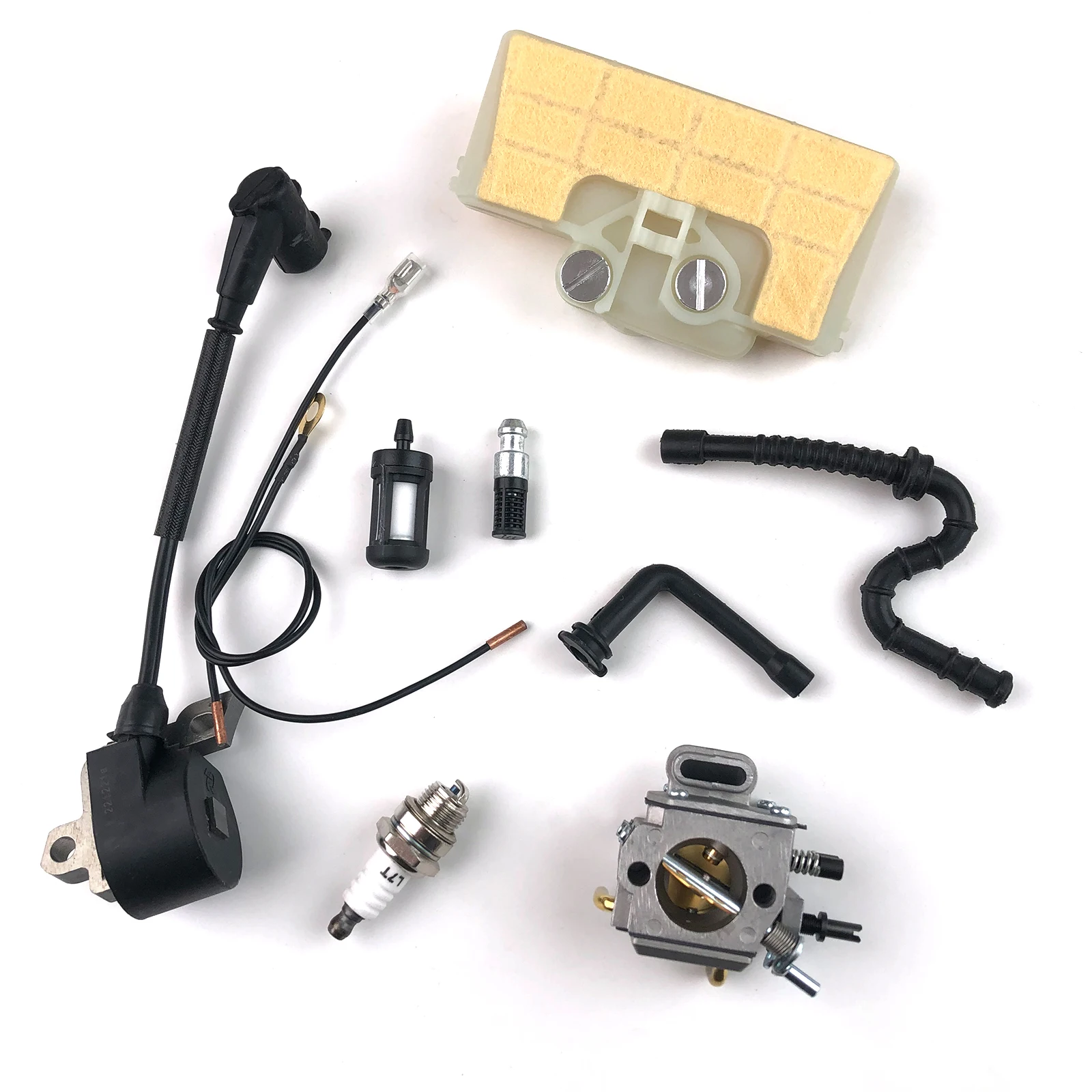 8pcs/1kit Ignition Coil Carburetor Air Filter Fuel Line Spark Plug fit for STIHL 029 039 MS290 MS390 MS310 Replace 1127 120 0650
8pcs/1kit Ignition Coil Carburetor Air Filter Fuel Line Spark Plug fit for STIHL 029 039 MS290 MS390 MS310 Replace 1127 120 0650