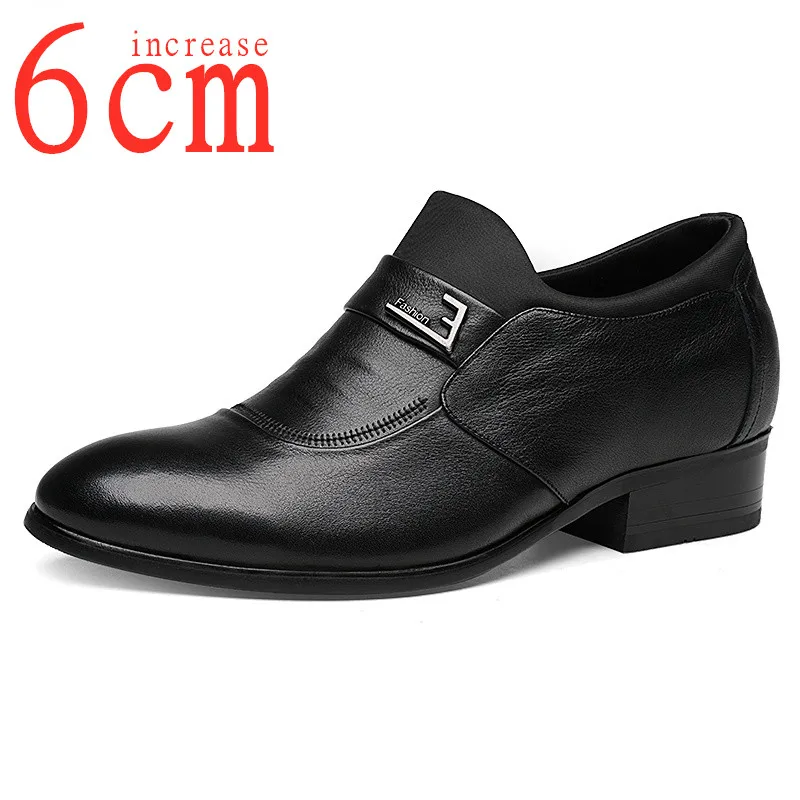 Genuine Leather Men Heightening Leather Shoes Business Men's Formal Leather Shoes Increase 6cm Soft Leather Pointed Casual Shoes
Genuine Leather Men Heightening Leather Shoes Business Men's Formal Leather Shoes Increase 6cm Soft Leather Pointed Casual Shoes