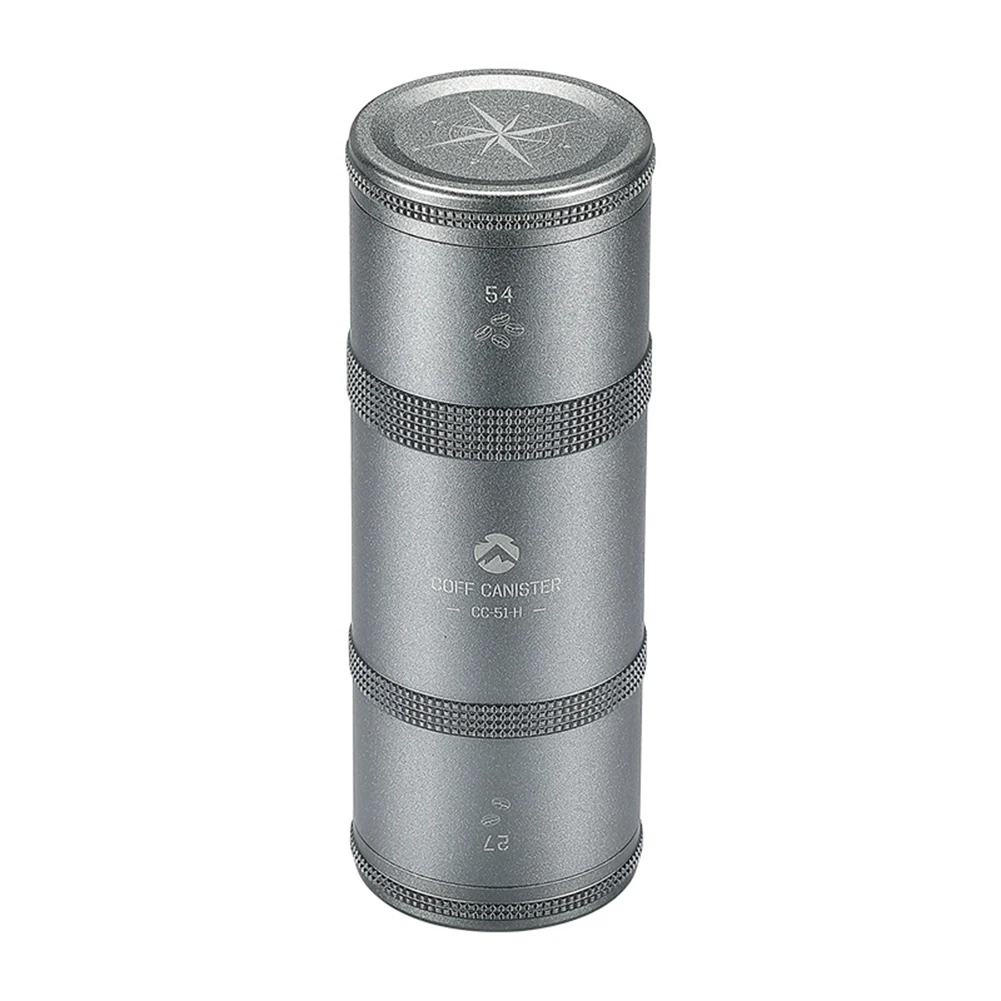 For Organization 1 * Can Coffee Beans Can 2-Layer S / M 46 * 120mm / 53 * 146mm Aluminum Alloy Lightweight Portable
For Organization 1 * Can Coffee Beans Can 2-Layer S / M 46 * 120mm / 53 * 146mm Aluminum Alloy Lightweight Portable