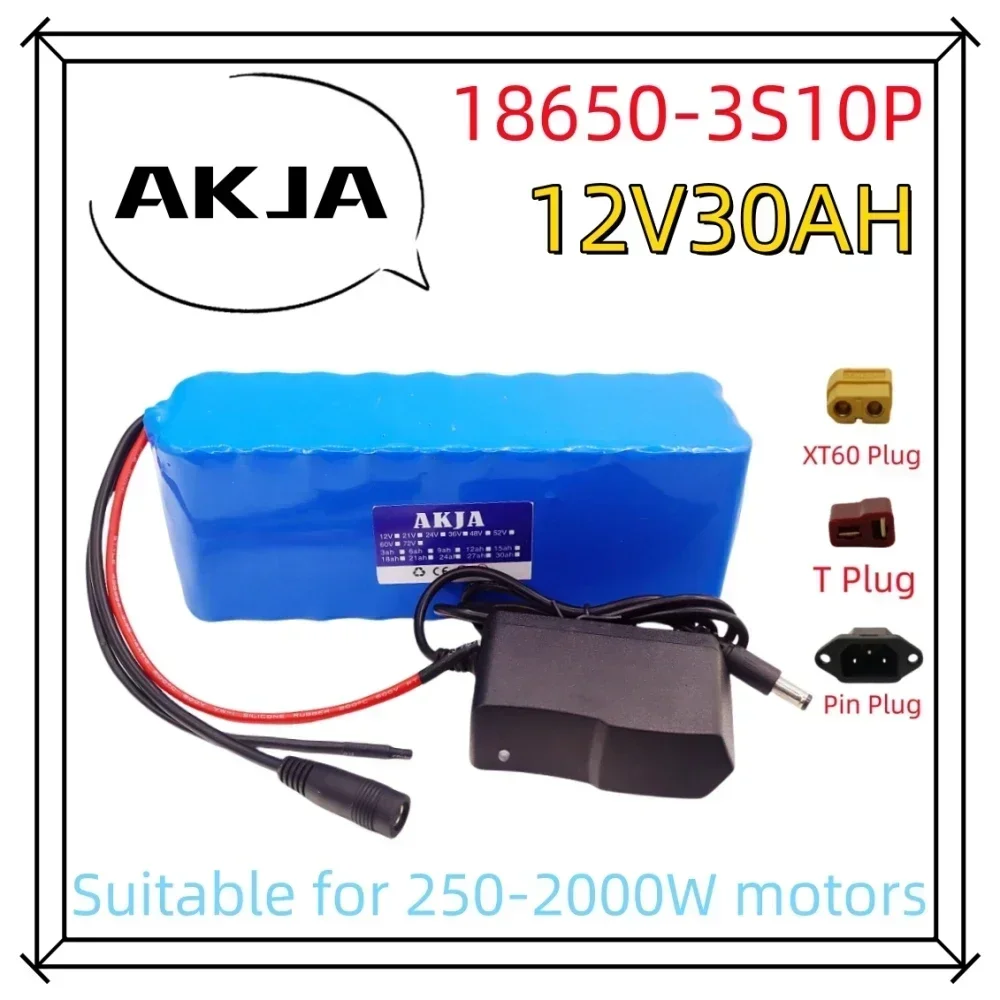 Air fast transportation 3S10P12V30Ah battery pack 18650 lithium ion DC12.6V super large capacity rechargeable battery with BMS
Air fast transportation 3S10P12V30Ah battery pack 18650 lithium ion DC12.6V super large capacity rechargeable battery with BMS