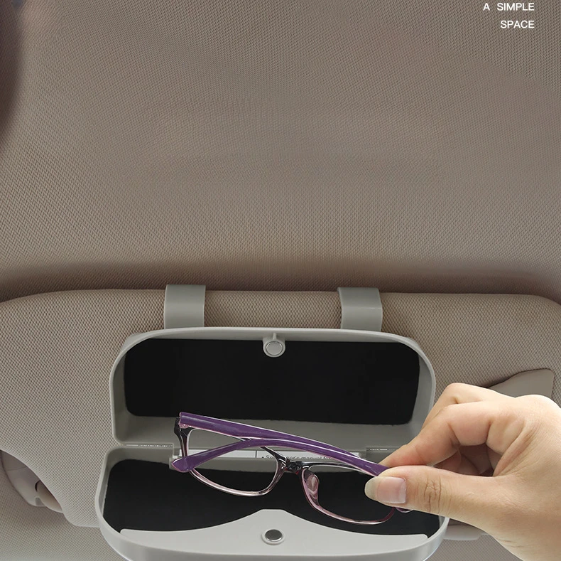 Car Glasses Case Clip Sunglasses Storage Box ABS Material Auto Interior Accessories Glasses Holder Car Sunglasses Holder
Car Glasses Case Clip Sunglasses Storage Box ABS Material Auto Interior Accessories Glasses Holder Car Sunglasses Holder
