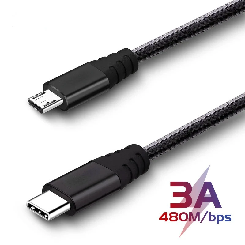 Data Cord Charger 3A USB Cable For Mobile Phone Samsung Xiaomi Redmi Huawei Charger Cord Fasgear USB C To Micro USB Cable
Data Cord Charger 3A USB Cable For Mobile Phone Samsung Xiaomi Redmi Huawei Charger Cord Fasgear USB C To Micro USB Cable