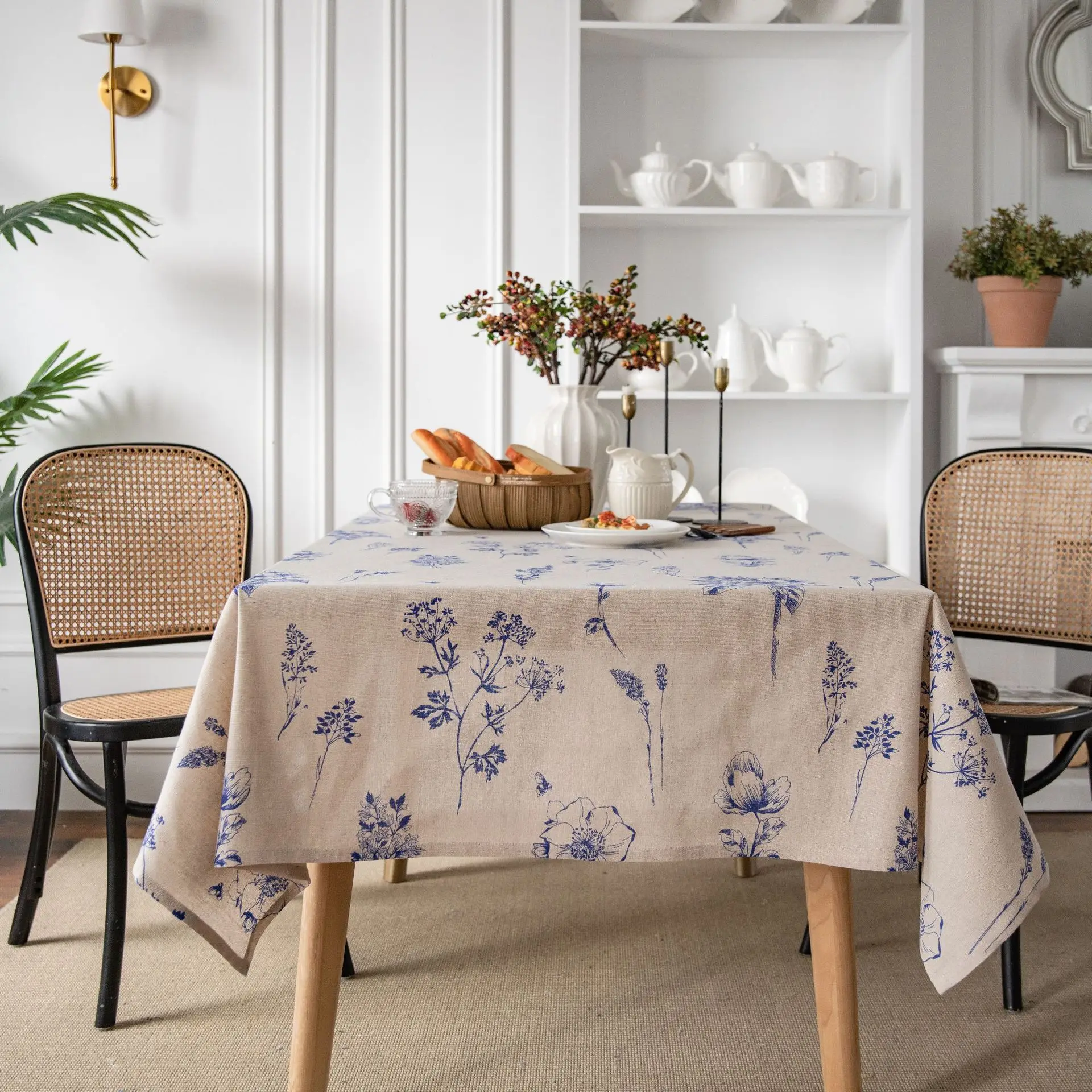 Cotton Linen Tablecloth Flower Bee Fabric Embroidery Tassel Rectangle Dust-Proof Mats Home Decor Kitchen Dining Table Placemats
Cotton Linen Tablecloth Flower Bee Fabric Embroidery Tassel Rectangle Dust-Proof Mats Home Decor Kitchen Dining Table Placemats