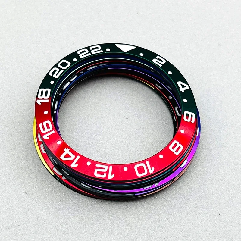 Multi-Color 38mm*30.5mm Fashion High Quality Sloped Metal Watch Bezel Insert Fits GMT Mens Watch Case Replace Repair Parts
Multi-Color 38mm*30.5mm Fashion High Quality Sloped Metal Watch Bezel Insert Fits GMT Mens Watch Case Replace Repair Parts