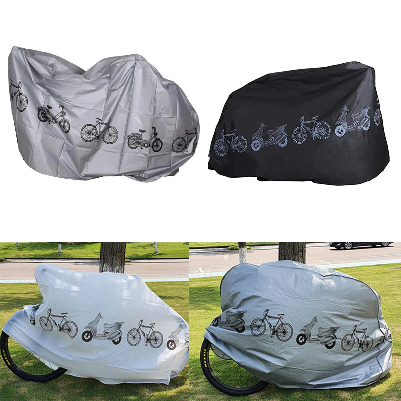 Large Waterproof Dustproof Bicycle Cover Prevents The Sun Lightweight Portable 200x100cm Electric Bike Accessories For Scooter
Large Waterproof Dustproof Bicycle Cover Prevents The Sun Lightweight Portable 200x100cm Electric Bike Accessories For Scooter