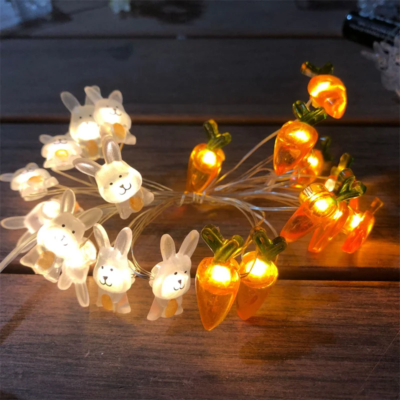 2024 Easter Rabbit String Light Carrot Chick Fairy Light Eggs Garland Happy Easter Party Curtain Decoration for Home Kids Gift
2024 Easter Rabbit String Light Carrot Chick Fairy Light Eggs Garland Happy Easter Party Curtain Decoration for Home Kids Gift