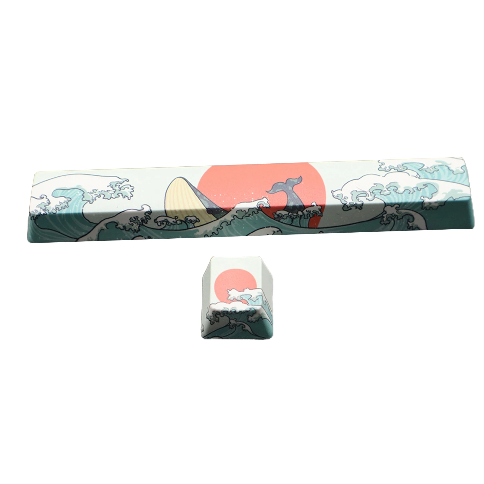 2Pcs Coral Sea Keycaps PBT Five Sides Dye-Subbed Spacebar 6.25U OEM Profile Space Bar Keycap for DIY Mechanical Keyboard
2Pcs Coral Sea Keycaps PBT Five Sides Dye-Subbed Spacebar 6.25U OEM Profile Space Bar Keycap for DIY Mechanical Keyboard