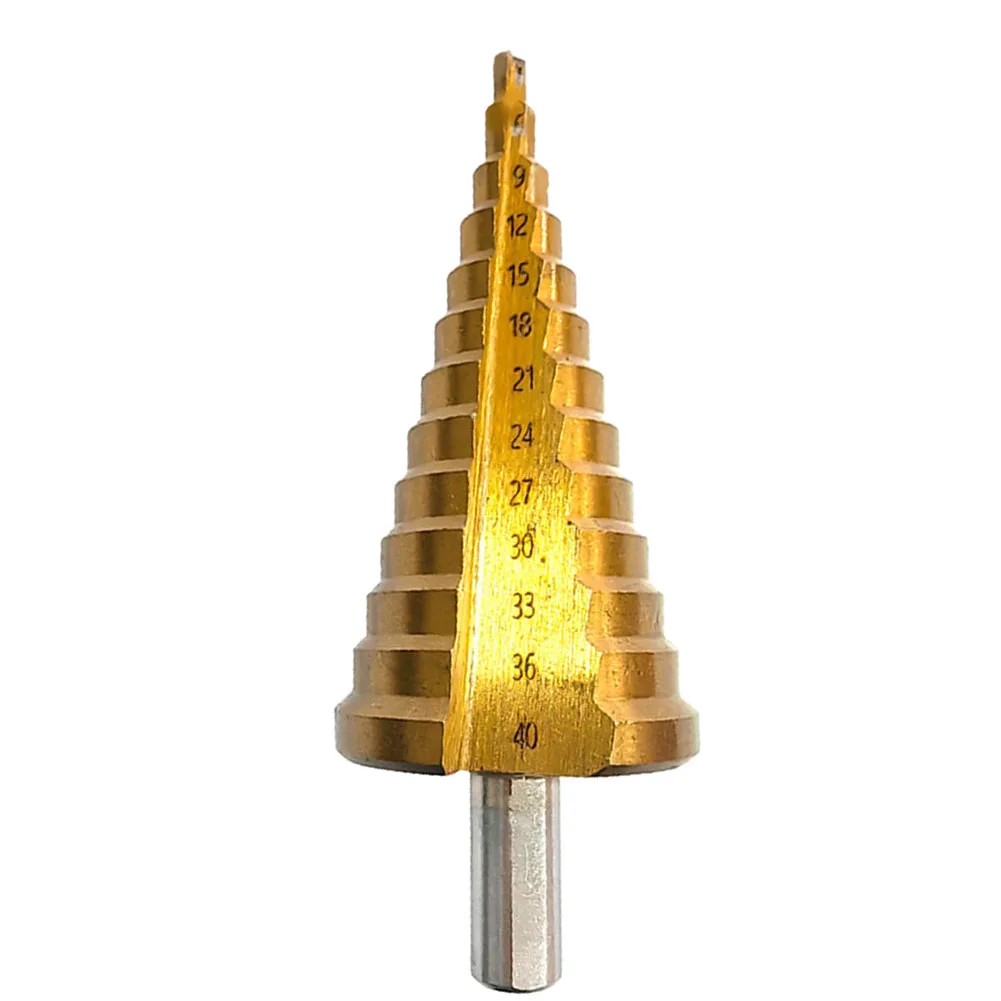 Step Drill Tool Drill Bit Power Tools Reaming Replacement Accessories Sharpening Tools Titanium Coated Triangle Shank
Step Drill Tool Drill Bit Power Tools Reaming Replacement Accessories Sharpening Tools Titanium Coated Triangle Shank