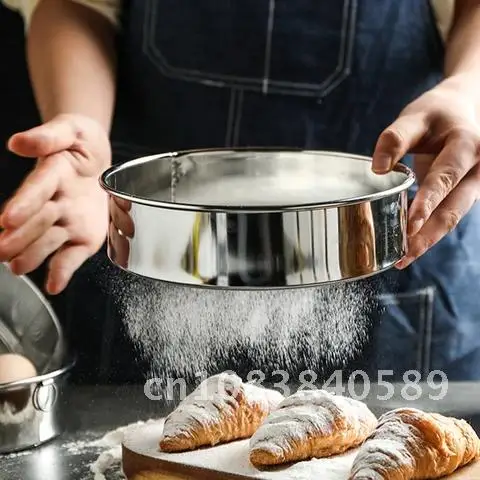 Sifters Kitchen Cake Baking Sieve Stainless Steel Strainer Filter Colander Fine Mesh Flour Leaking Sieve Kitchen
Sifters Kitchen Cake Baking Sieve Stainless Steel Strainer Filter Colander Fine Mesh Flour Leaking Sieve Kitchen