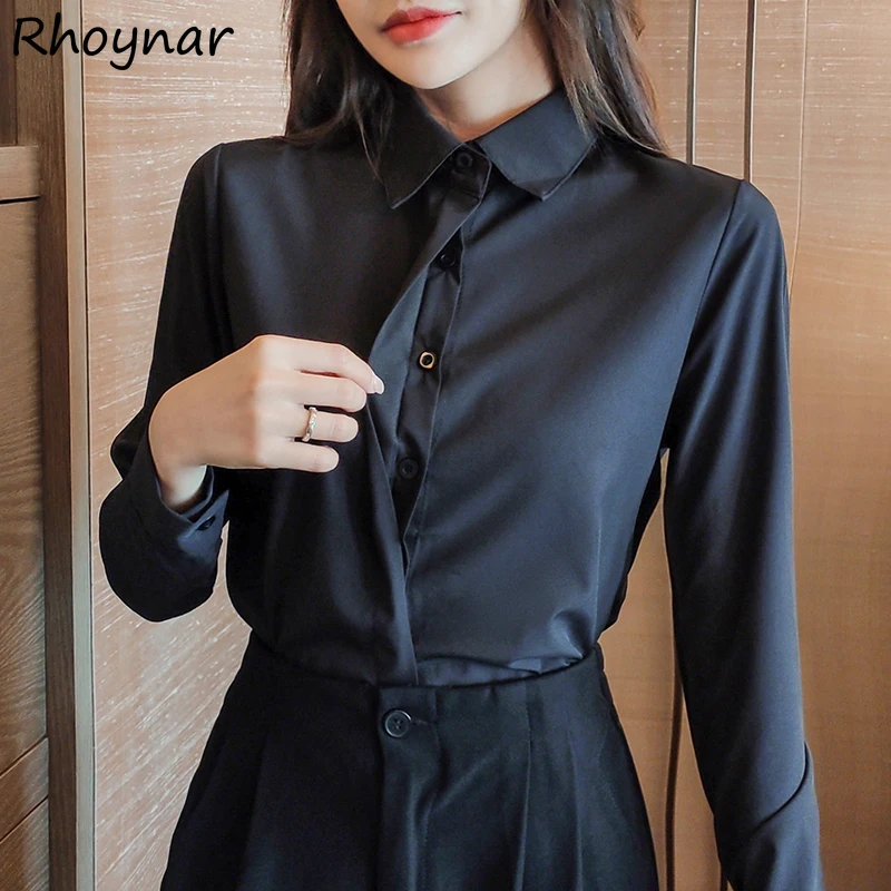 Shirts Women Office Solid Slim Camisas Mujer Elegant Autumn Korean Style Fashion Young Long Sleeve Cozy Popular Basic Daily Chic
Shirts Women Office Solid Slim Camisas Mujer Elegant Autumn Korean Style Fashion Young Long Sleeve Cozy Popular Basic Daily Chic