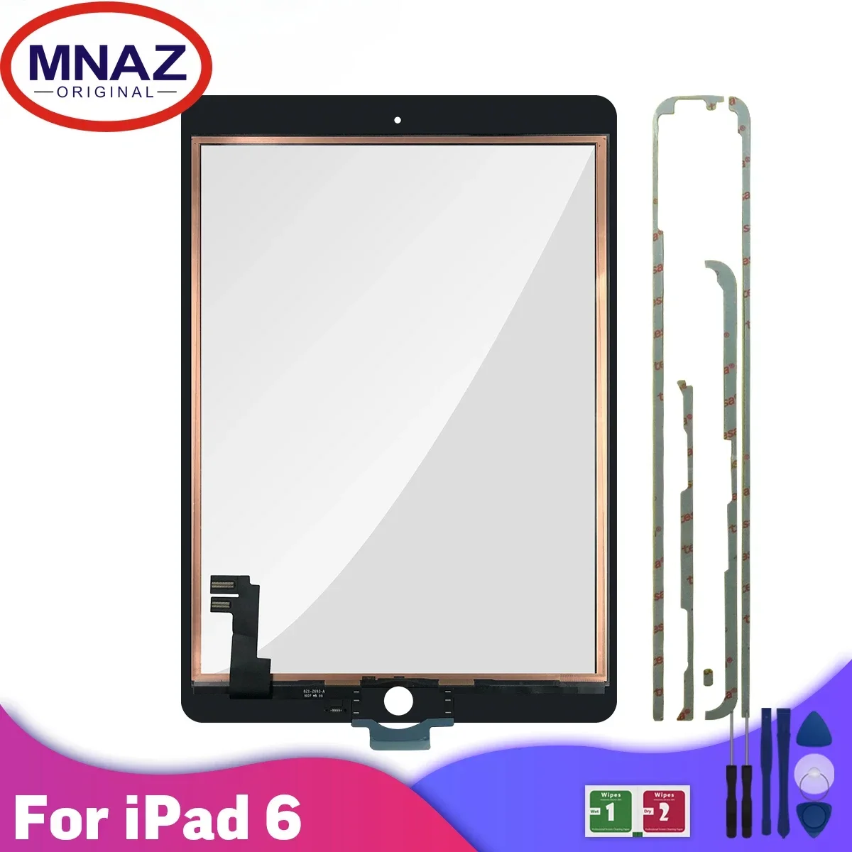 For IPad Air 2 IPad 6 Touch Screen Digitizer No Button Front Glass Touch Panel Replacement Parts 100% Tested
For IPad Air 2 IPad 6 Touch Screen Digitizer No Button Front Glass Touch Panel Replacement Parts 100% Tested