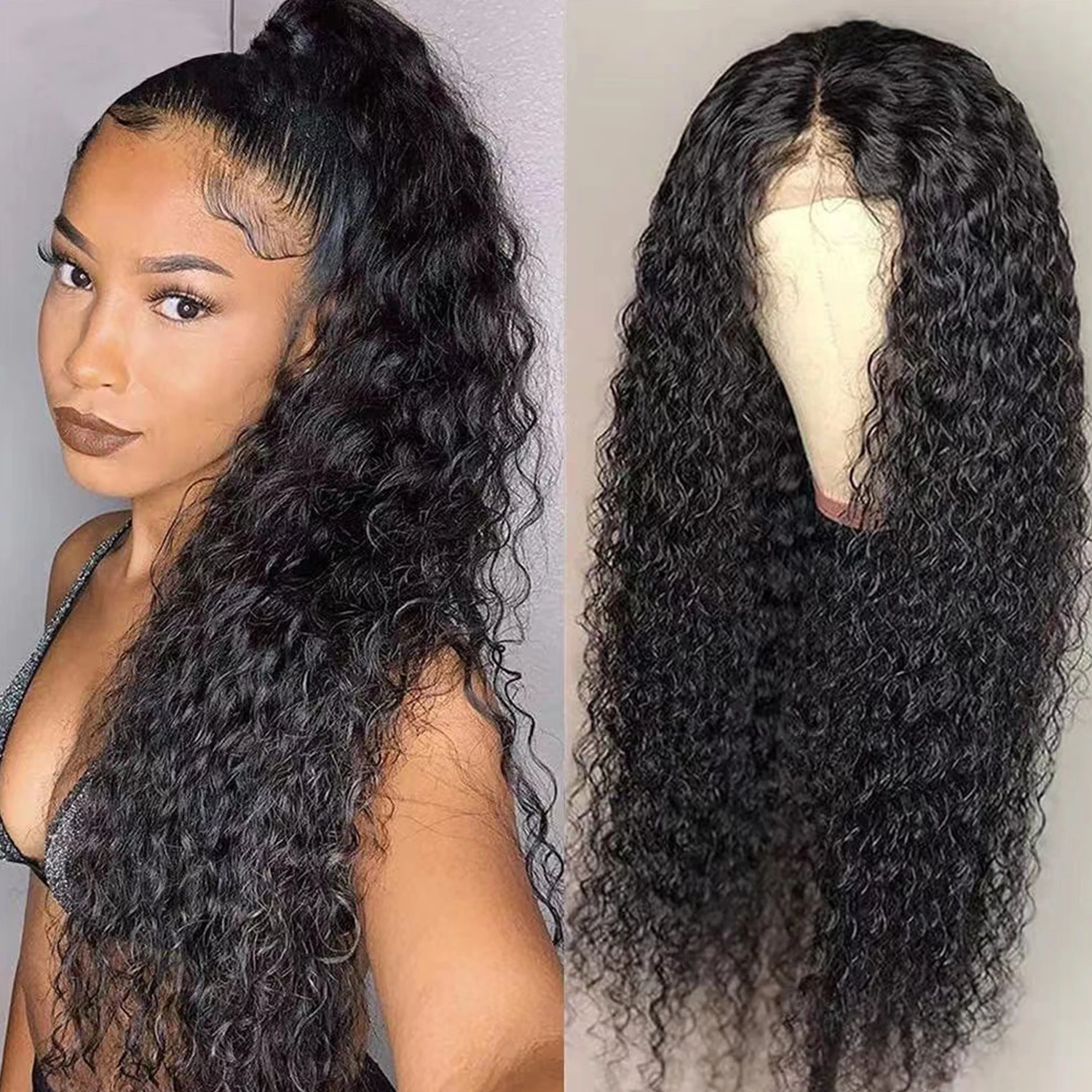 Deep Curly Wave Lace Frontal Human Hair Wigs 100% Remy Human Hair Wig Pre-Plucked with Baby Hair Loose Curly Wave Lace Front Wig
Deep Curly Wave Lace Frontal Human Hair Wigs 100% Remy Human Hair Wig Pre-Plucked with Baby Hair Loose Curly Wave Lace Front Wig