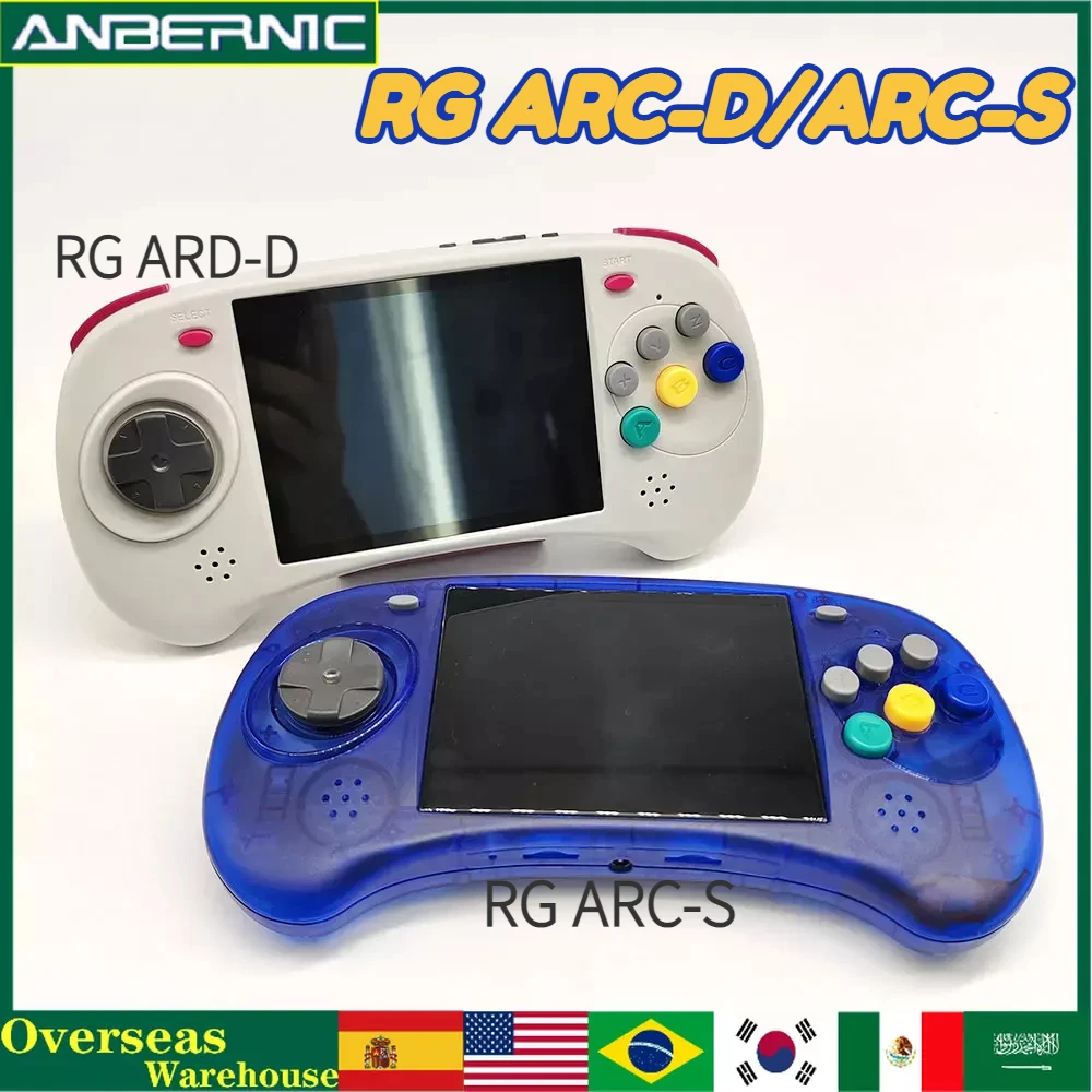 

ANBERNIC RG ARC-D RG ARC-S 4 Touch Screen Handheld Game Players Android 11 Linux Dual OS Portable Video Game Console Kid Gifts