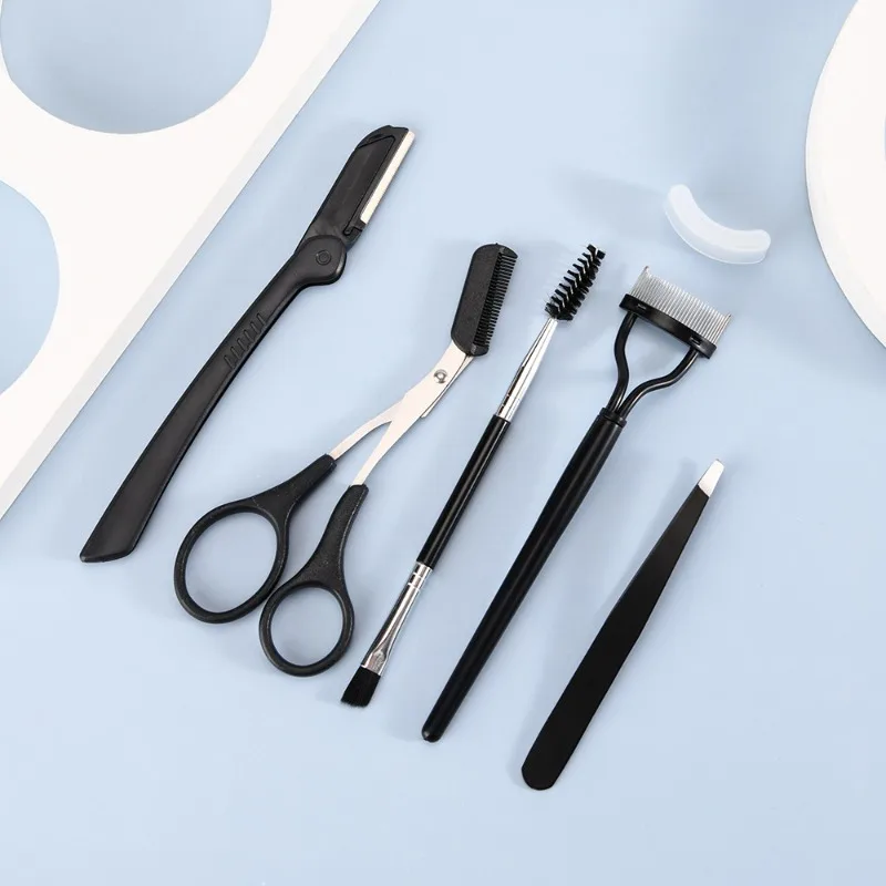 Karsyngirl 5Pcs Eyebrows Trimmer Tweezers Scissor with Comb for Eyebrows Makeup Tools Accesories Hair Removal Shaver Sets
Karsyngirl 5Pcs Eyebrows Trimmer Tweezers Scissor with Comb for Eyebrows Makeup Tools Accesories Hair Removal Shaver Sets
