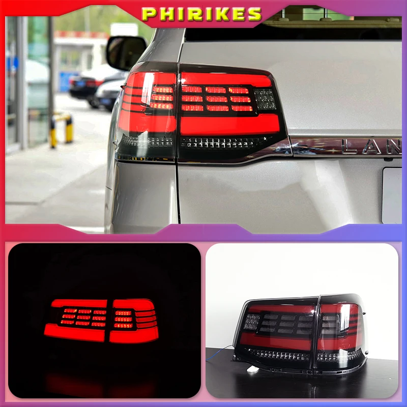 New LED Taillights Assembly For Toyota Land Cruiser 16-20 LED Rear Lamp Brake Reverse Light Rear Back Up Lamp DRL Car Tail light
New LED Taillights Assembly For Toyota Land Cruiser 16-20 LED Rear Lamp Brake Reverse Light Rear Back Up Lamp DRL Car Tail light