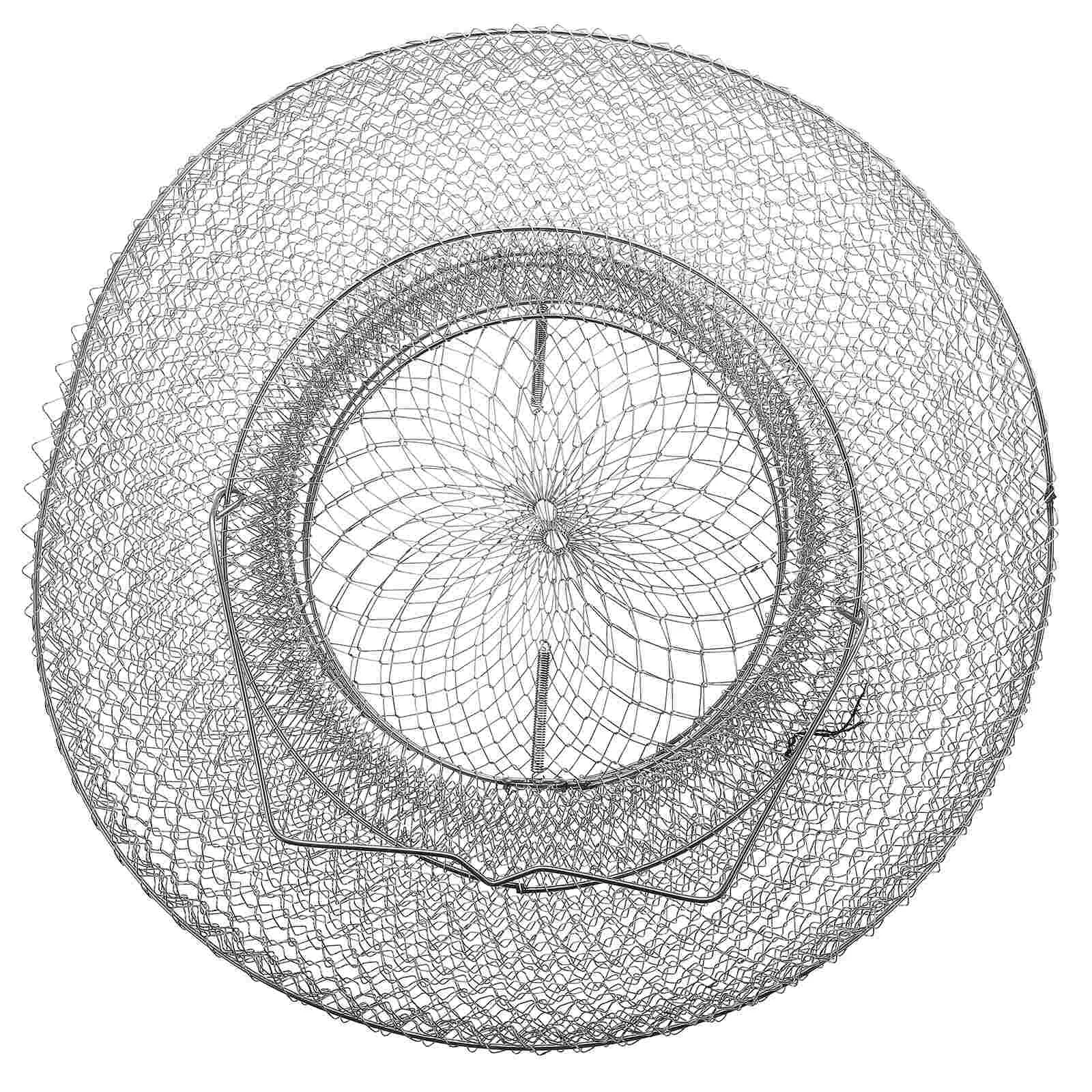 Stainless Steel Fish Guard Metal Wire Retractable Fish Basket Crab Basket Shrimp Basket Fish Guard Accessories Catching Net
Stainless Steel Fish Guard Metal Wire Retractable Fish Basket Crab Basket Shrimp Basket Fish Guard Accessories Catching Net