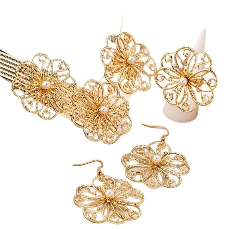 Hollow Flower Collar Necklace Elegant Earring Set Women Girls Gifts Fashion Jewelry Hot Sale Party Gift New Style 5 Mallzona S81f9f2b162e346188b43875a5351f3b6u Hollow Flower Collar Necklace Elegant Earring Set Women Girls Gifts Fashion Jewelry Hot Sale Party Gift New Style Mallzona