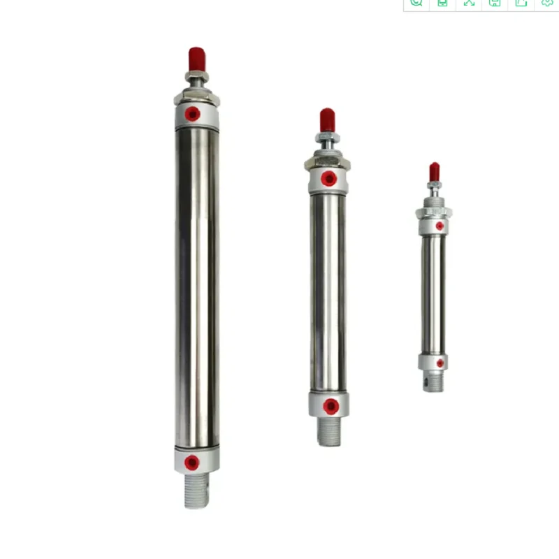 Free Shipping MA 16/20/25/32/40mm Stainless Steel 25-500mm Stroke Double Acting Mini Pneumatic Air Cylinder
Free Shipping MA 16/20/25/32/40mm Stainless Steel 25-500mm Stroke Double Acting Mini Pneumatic Air Cylinder