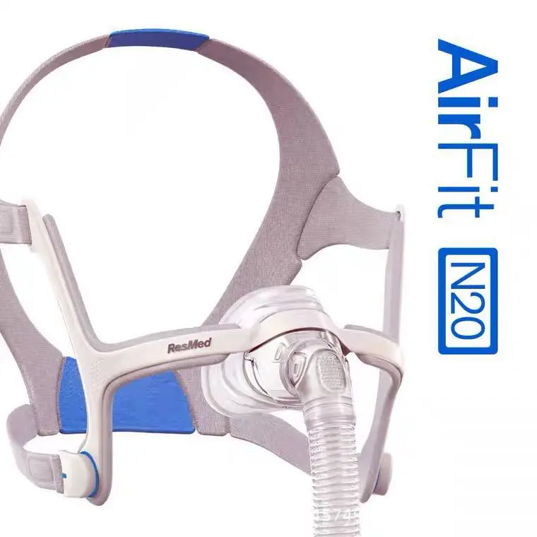 Original AirFit N20 Nose Mask With Headgear Resmed Ventilator Airmini Respirator CPAP Anti-Snoring Non-invasive Sleep Breathing
Original AirFit N20 Nose Mask With Headgear Resmed Ventilator Airmini Respirator CPAP Anti-Snoring Non-invasive Sleep Breathing