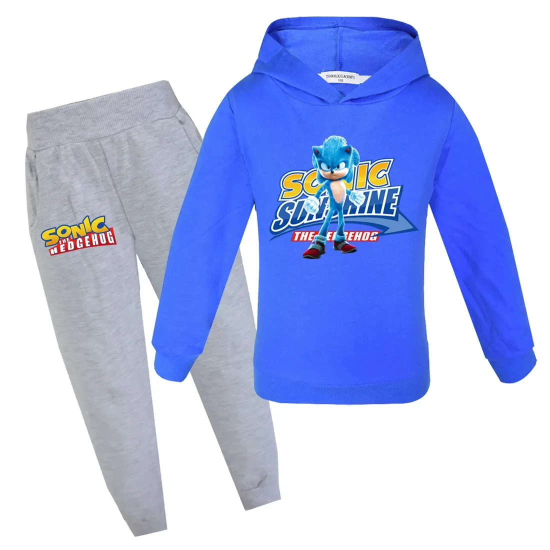children's clothing Sonic suit spring and autumn boys and girls hooded sweater + trousers suit warm and comfortable
children's clothing Sonic suit spring and autumn boys and girls hooded sweater + trousers suit warm and comfortable