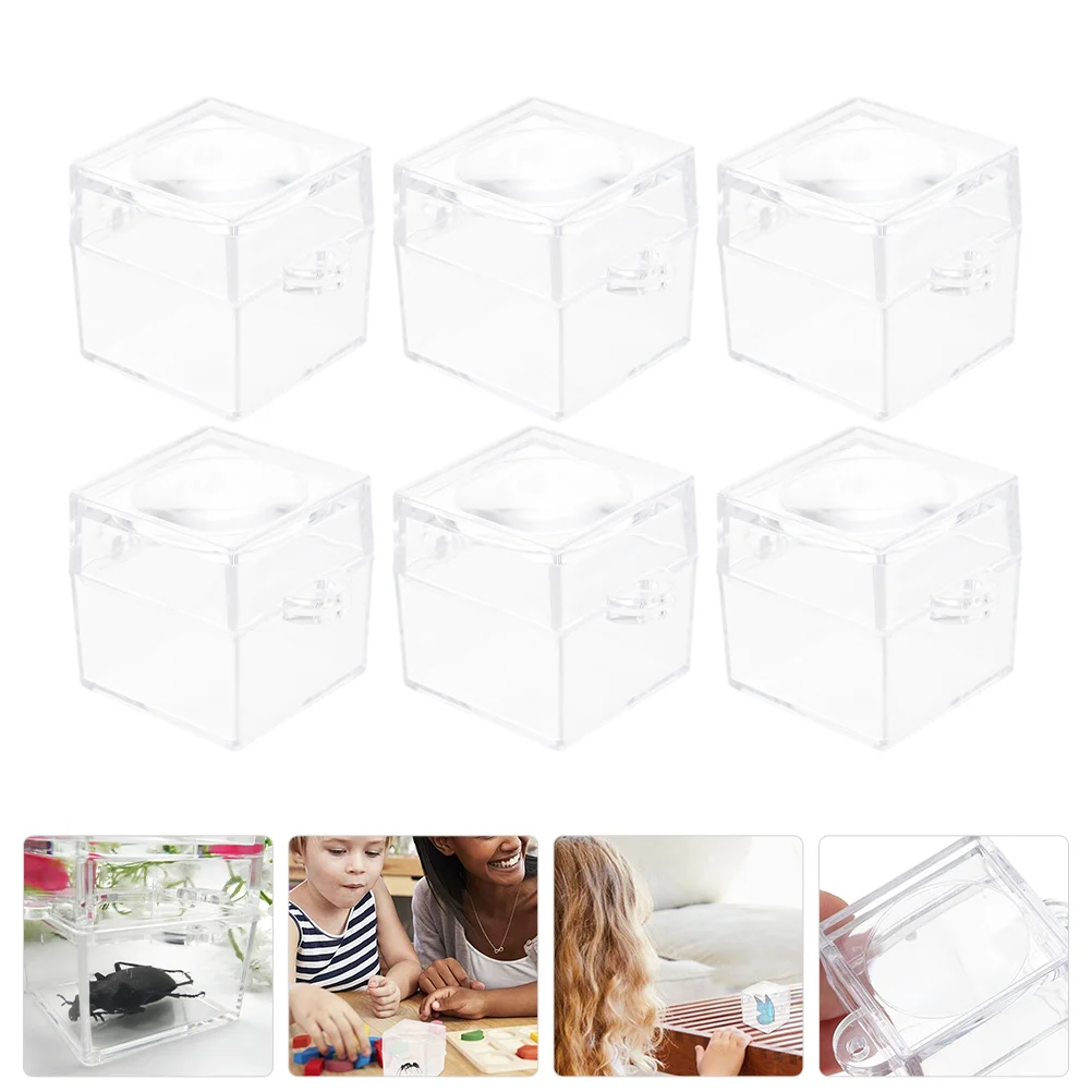 6 Pcs Insect Magnification Container Science Exploration Magnifier Jar for Student Child 
6 Pcs Insect Magnification Container Science Exploration Magnifier Jar for Student Child