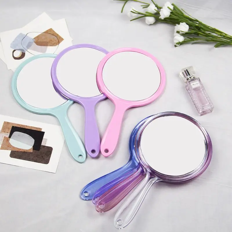 Double Side Handheld Mirror 1x/3x Magnifying Mirror With Handle Transparent Hand Mirror Rounded Shape Makeup Mirror
Double Side Handheld Mirror 1x/3x Magnifying Mirror With Handle Transparent Hand Mirror Rounded Shape Makeup Mirror