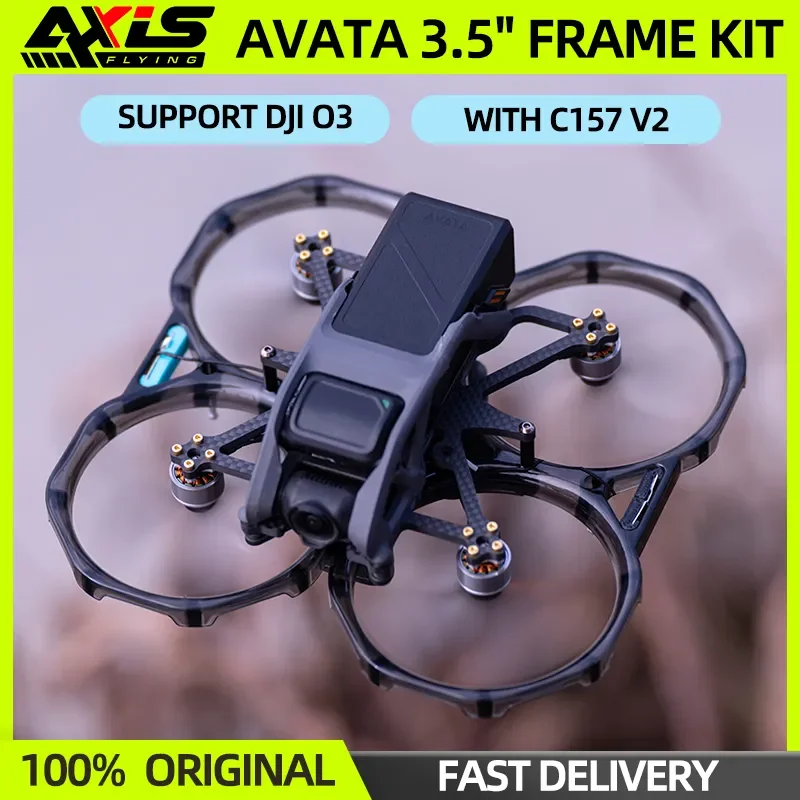 

AXISFLYING AVATA 3.5" FPV Drone Cinewhoop Frame KIT Upgrade Support DJI O3 C157 V2 Motor For RC FPV Freestyle AXIS AVATA3.5