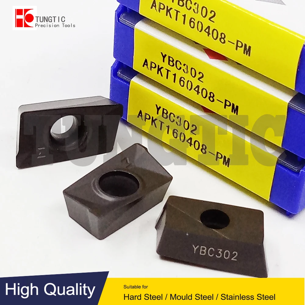 APKT160408-PM YBC302 Milling Cutter CNC Tools Insert Lathe Machining Tools Lathe Cutting Tool Metal Turning Tools APKT 160408
APKT160408-PM YBC302 Milling Cutter CNC Tools Insert Lathe Machining Tools Lathe Cutting Tool Metal Turning Tools APKT 160408