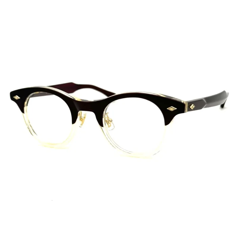 

High Quality Vintage Acetate Round Glasses Frame for Men Women Optical Myopia Designer Eyeglasses Prescription Lens