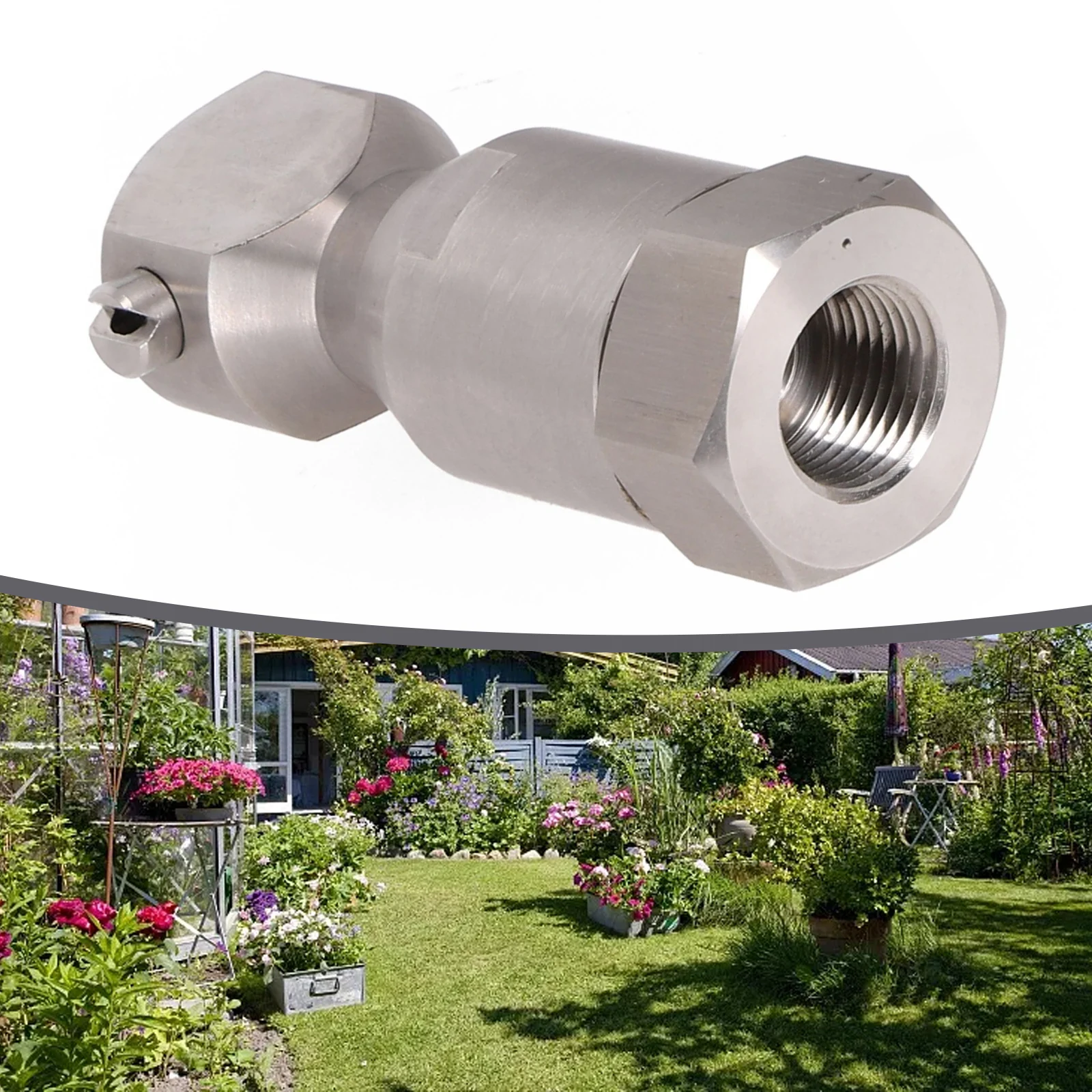 360 Degree Stainless Steel Rotating Tank Washing Spray Nozzle Cleaning Nozzle Garden Watering System Buildings
360 Degree Stainless Steel Rotating Tank Washing Spray Nozzle Cleaning Nozzle Garden Watering System Buildings
