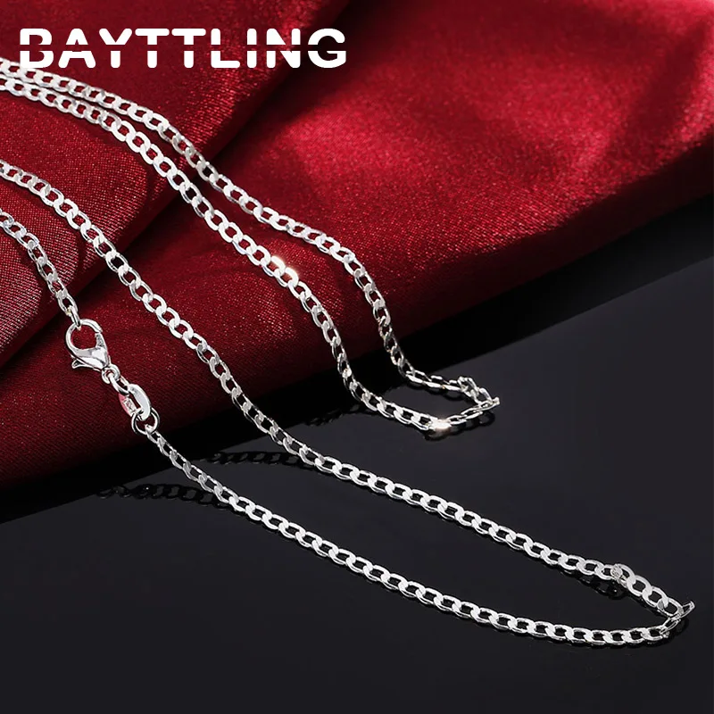 Luxury S925 Sterling Silver 16/18/20/22/24/26/28/30 Inches 2MM Sideways Figaro Chain Necklace For Men Women Fashion Jewelry
Luxury S925 Sterling Silver 16/18/20/22/24/26/28/30 Inches 2MM Sideways Figaro Chain Necklace For Men Women Fashion Jewelry