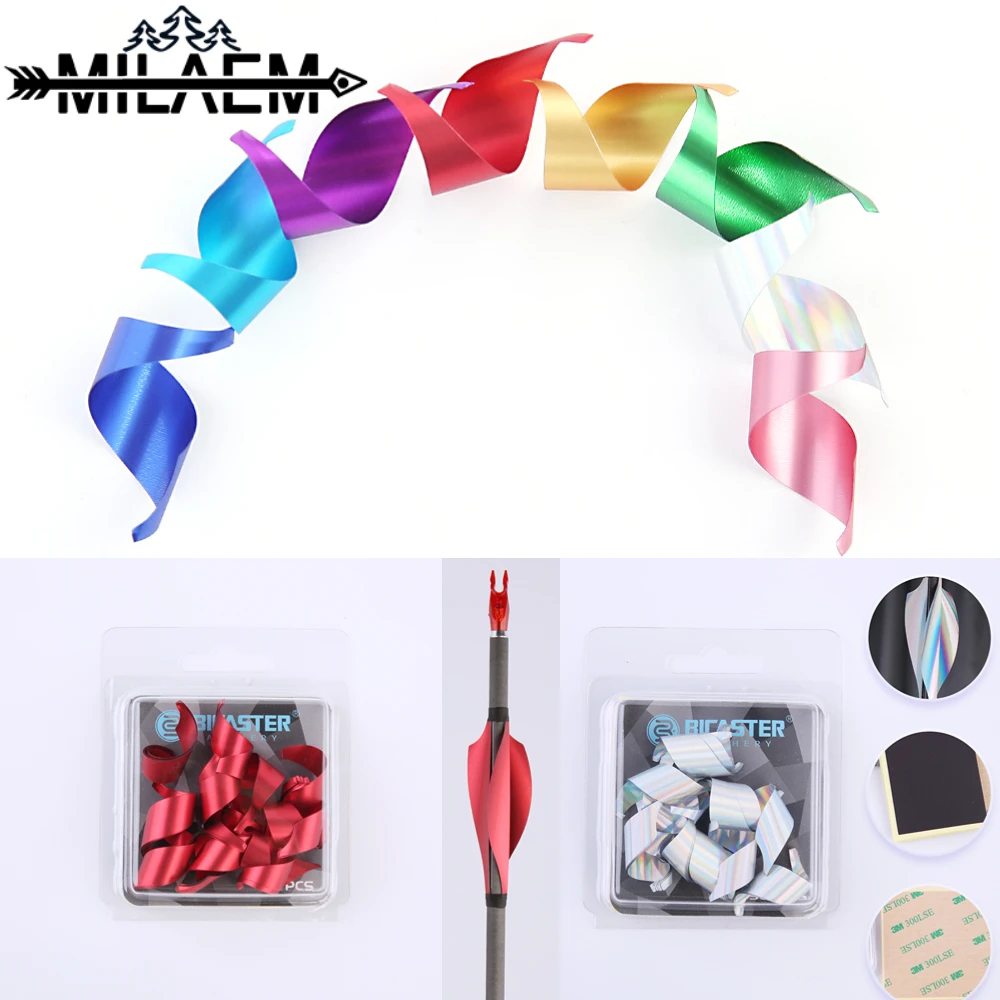 50pcs/box Archery Spiral Feathers Plastic 1.75''Left/Right Wings Sticker Convenient Outdoor Shooting Hunting DIY Accessories
50pcs/box Archery Spiral Feathers Plastic 1.75''Left/Right Wings Sticker Convenient Outdoor Shooting Hunting DIY Accessories