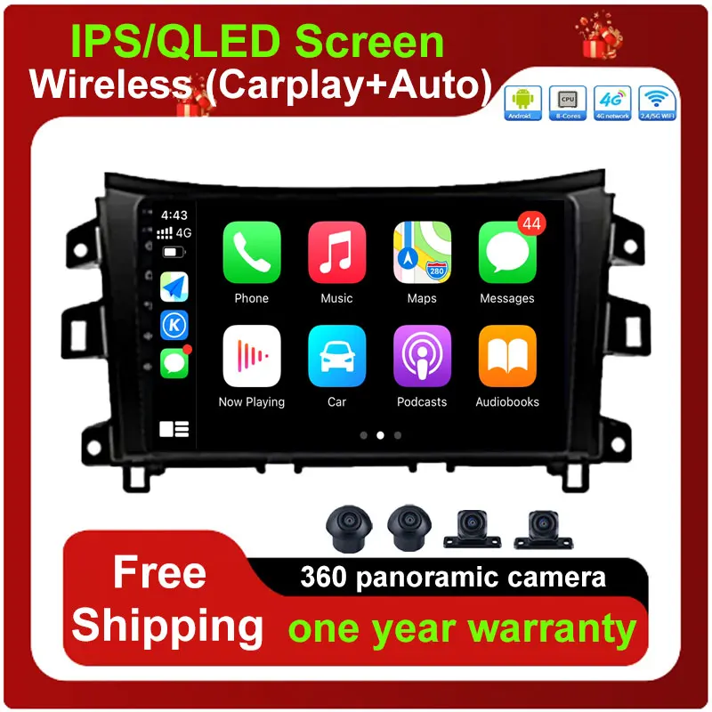 Android 13 Carplay Auto Radio Stereo Player Multimedia GPS Navigation For Nissan NAVARA Frontier NP300 2015-2017
Android 13 Carplay Auto Radio Stereo Player Multimedia GPS Navigation For Nissan NAVARA Frontier NP300 2015-2017