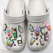 6-10pcs/Set Bubble Milk Tea PVC Shoe Buckle Accessories Funny DIY Coffee Cups Shoes Decoration Jibz For Crocs Charms Kids Gift
6-10pcs/Set Bubble Milk Tea PVC Shoe Buckle Accessories Funny DIY Coffee Cups Shoes Decoration Jibz For Crocs Charms Kids Gift