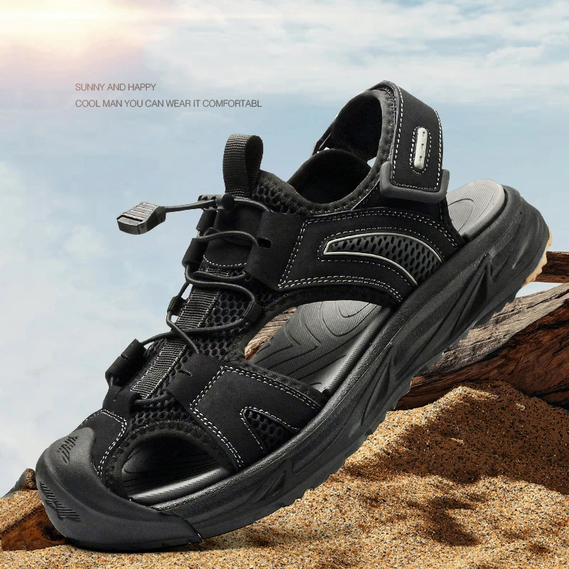 New Men's Casual Sandals Breathable Mesh Men's Sandals Roman Summer Men's Shoes Outdoor Non-slip Beach Sandals Sneakers Big Size 
New Men's Casual Sandals Breathable Mesh Men's Sandals Roman Summer Men's Shoes Outdoor Non-slip Beach Sandals Sneakers Big Size