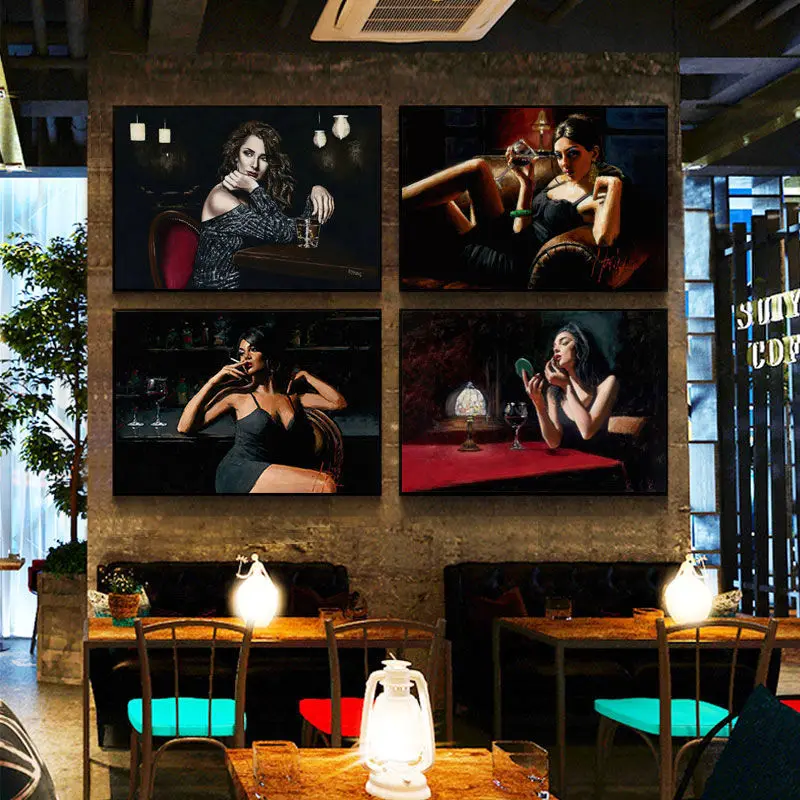 Hotel Home Bathroom Bar Nightclub Decoration Hanging Painting Pictures Poster Sexy Beauty Stockings Girl Women Mural Wall Art
Hotel Home Bathroom Bar Nightclub Decoration Hanging Painting Pictures Poster Sexy Beauty Stockings Girl Women Mural Wall Art