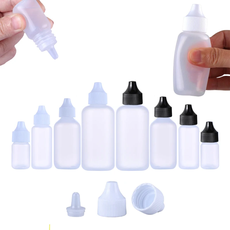50Pcs Empty 10ml-90ml Squeezable PE Plastic Dropper Bottles Portable Skin Care Makeup Applicator Containers Wig glue Soft Bottle
50Pcs Empty 10ml-90ml Squeezable PE Plastic Dropper Bottles Portable Skin Care Makeup Applicator Containers Wig glue Soft Bottle