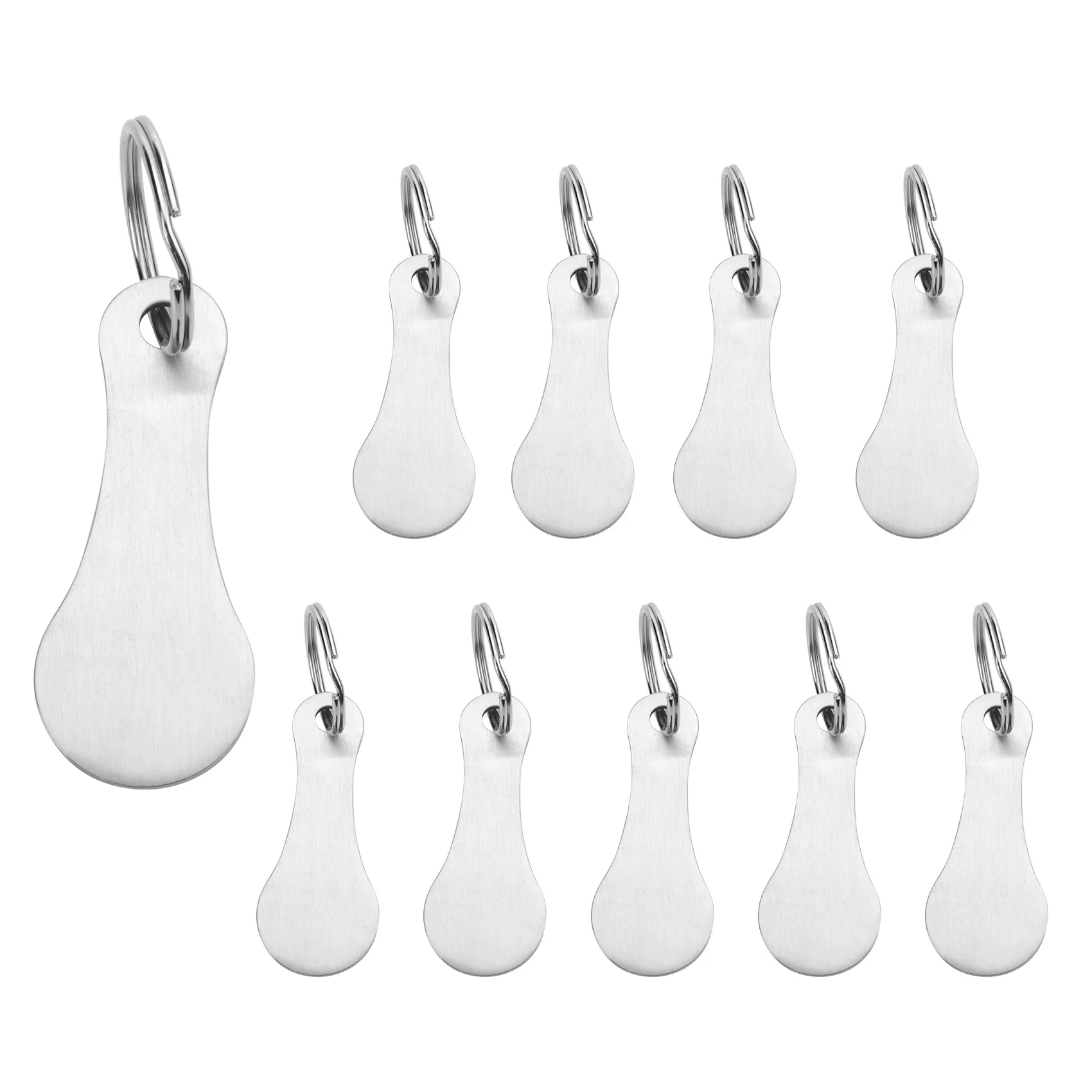 Кольцо для ключей из нержавеющей стали, 10 штук
Кольцо для ключей из нержавеющей стали, 10 штук