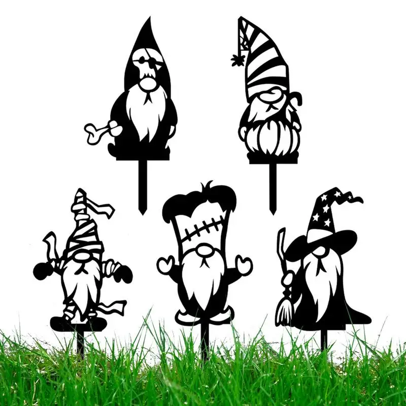 Metal Gnome Decor Black Steel Silhouette Gnome Decor Lawn Gnome Stakes Art Dwarf Decoration Pack Of 5 For Lawn Patio Garden
Metal Gnome Decor Black Steel Silhouette Gnome Decor Lawn Gnome Stakes Art Dwarf Decoration Pack Of 5 For Lawn Patio Garden