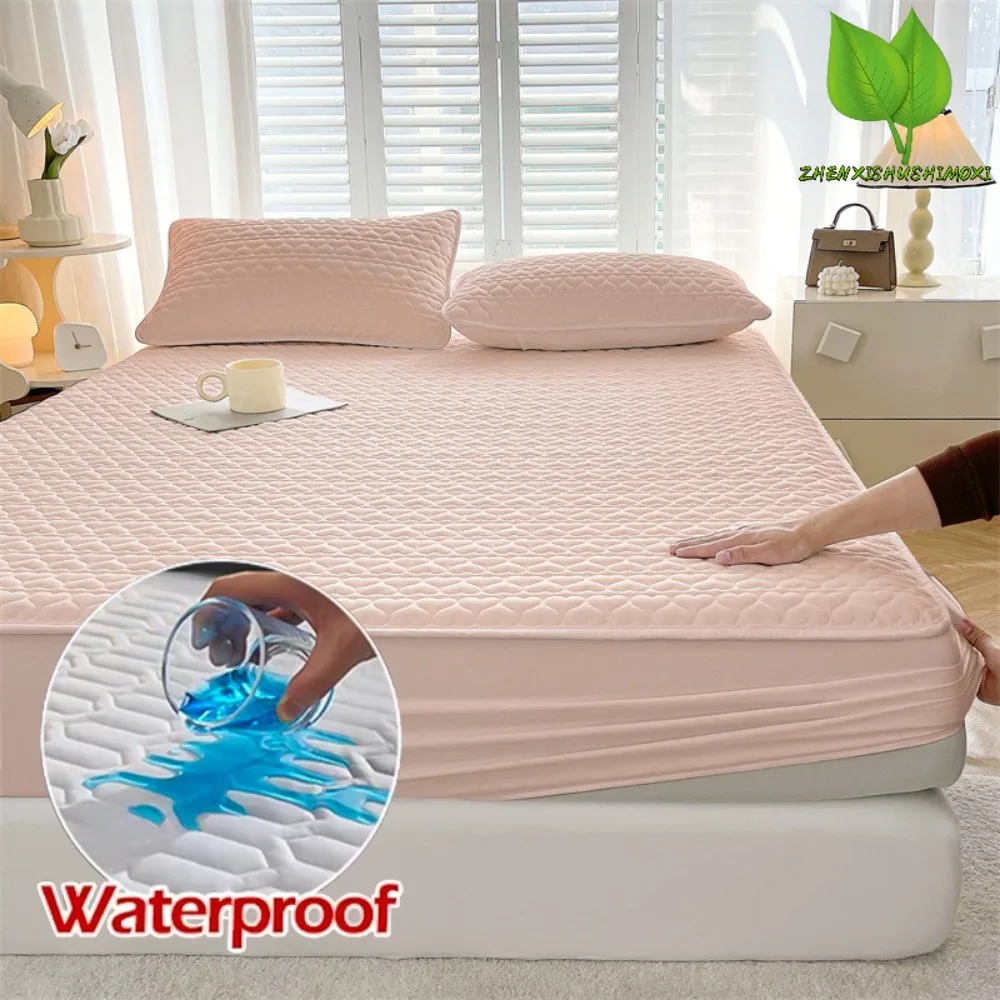 Waterproof Mattress Protector Cover Warm Soft Stretch Breathable Bed Cover Thicken Anti-bacterial Fitted Sheet Queen King Size
Waterproof Mattress Protector Cover Warm Soft Stretch Breathable Bed Cover Thicken Anti-bacterial Fitted Sheet Queen King Size