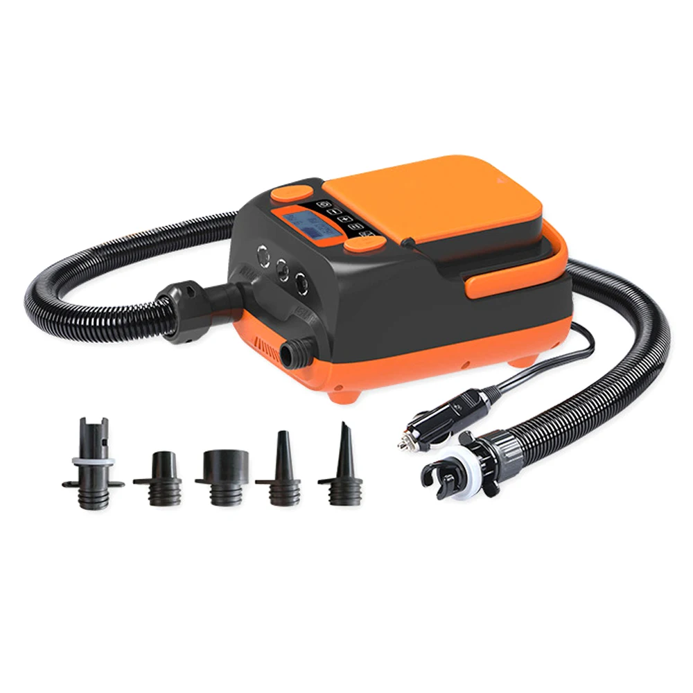 Electric Air Pump 16PSI Portable High Pressure Air Compressor Auto-Off Pump Inflator/Deflator for Inflatable Boat Surfboard
Electric Air Pump 16PSI Portable High Pressure Air Compressor Auto-Off Pump Inflator/Deflator for Inflatable Boat Surfboard