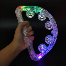 LED Light Up Sensory Toy Flashing Tambourine Musical Instrument Shaking Toys Hand-held Flashing Rattle And Rattle Random Color
LED Light Up Sensory Toy Flashing Tambourine Musical Instrument Shaking Toys Hand-held Flashing Rattle And Rattle Random Color