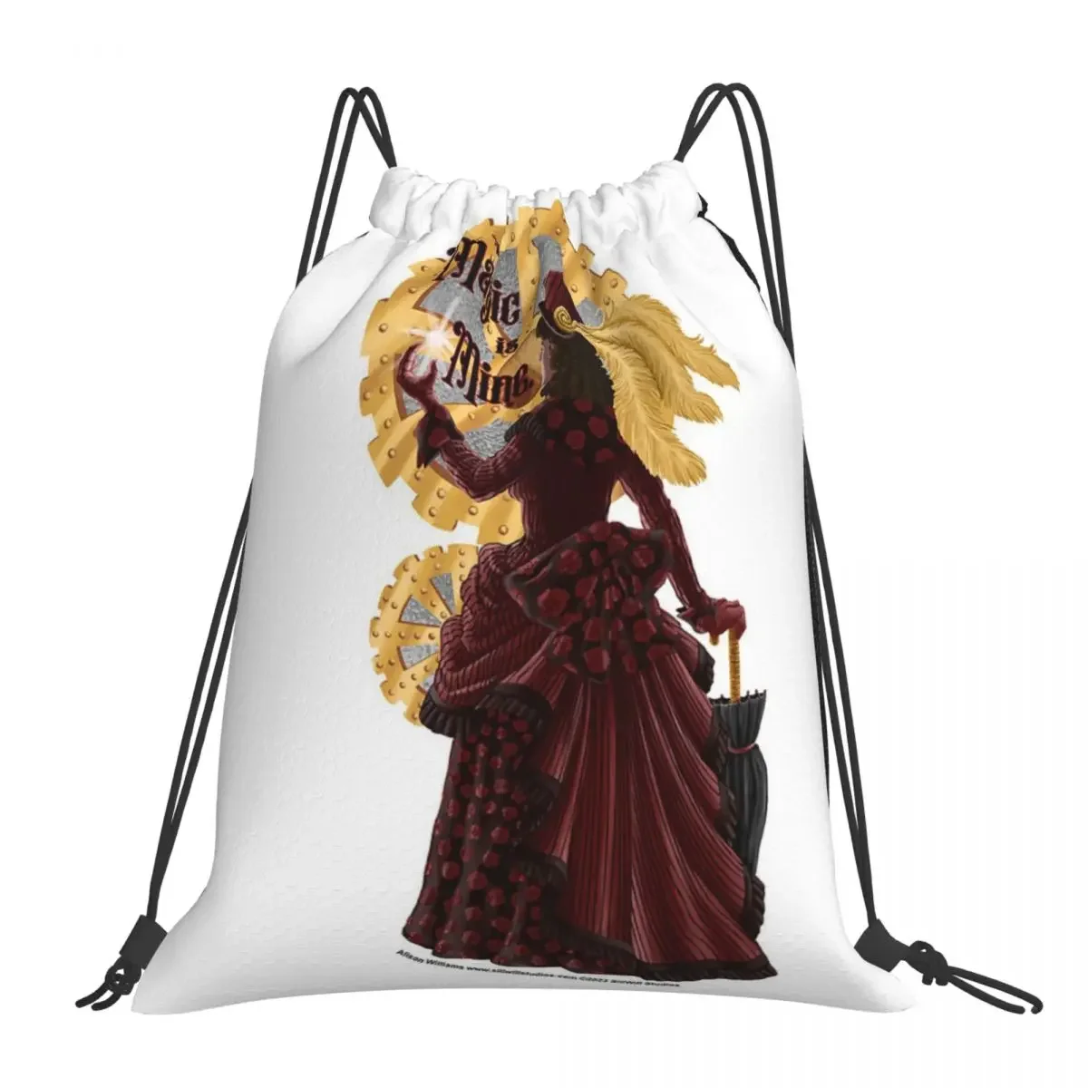 Steampunk Sorceress Backpacks Fashion Portable Drawstring Bags Drawstring Bundle Pocket Sports Bag BookBag For Man Woman Student
Steampunk Sorceress Backpacks Fashion Portable Drawstring Bags Drawstring Bundle Pocket Sports Bag BookBag For Man Woman Student