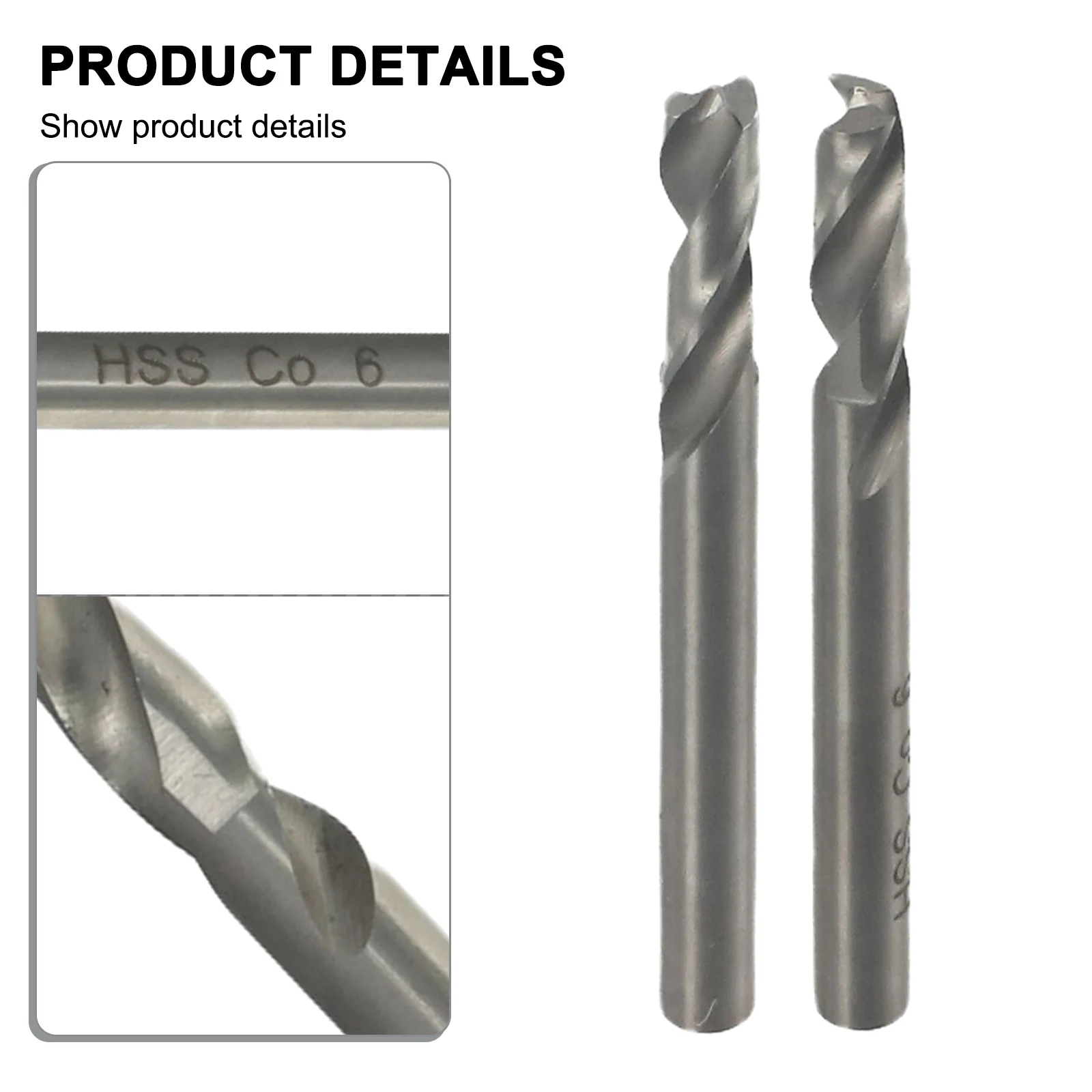 Premium Spot Weld Cutter Drill Bit 2Pcs 6mm HSSCo Spot Welding Removing Drill Cutters Durable and High Hardness
Premium Spot Weld Cutter Drill Bit 2Pcs 6mm HSSCo Spot Welding Removing Drill Cutters Durable and High Hardness