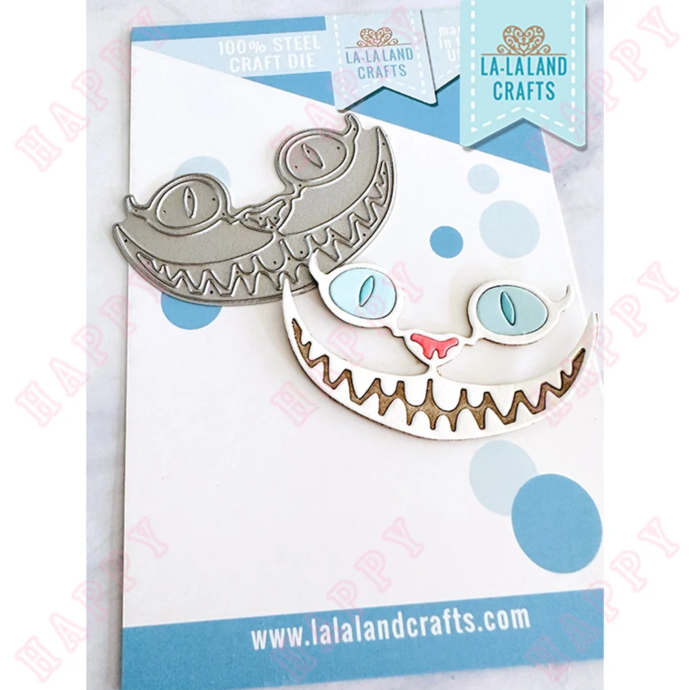 

Metal Cutting Dies Cheshire Smile For DIY Scrapbook Envelope Diary Photo Album Paper Cards Decorative Craft Embossing Template